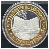 $10 Silver .999 The Mirage Gaming Token