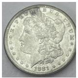 1881-o Morgan Silver Dollar