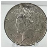1922 Silver Peace Dollar