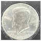 Silver Bicentennial 1976 Kennedy Half Dollar
