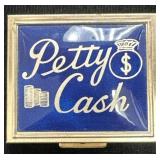 Vintage Petty Cash Coin Holder