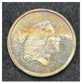 1oz Vintage Silver Round .999