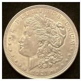 Unc Silver 1921 Morgan Dollar