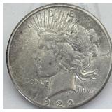 1922-s Silver Peace Dollar