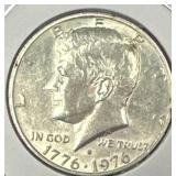 40% Silver 1976 Bicentennial Kennedy Half Dollar