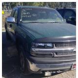 1999 CHEVROLET SILVERADO PICK UP GREEN