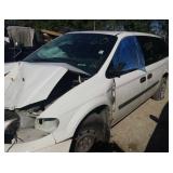 2005 DODGE GRAND CARA VAN WHITE