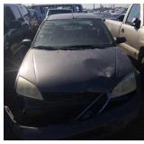 2007 FORD FOCUS 4 DOOR GRAY