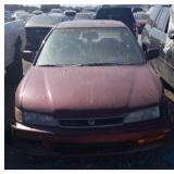 1996 HONDA ACCORD 4 DOOR RED