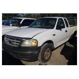 2002 FORD F150 PICK UP WHITE