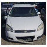 2010 CHEVROLET IMPALA 4 DOOR WHITE