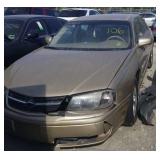 2004 CHEVROLET IMPALA 4 DOOR GOLD