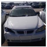 2002 PONTIAC GRAND AM 2 DOOR WHITE