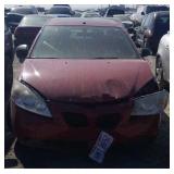 2006 PONTIAC G6 4 DOOR RED