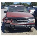 2001 FORD EXPLORER SPORTS UTILITY RED