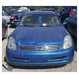 2003 INFINITI G35 4 DOOR BLUE