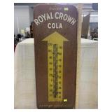 Vintage Metal Royal Crown Cola Thermometer/Sign