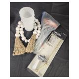 Vtg. Fenton Hobnail milk glass / Tent spikes /