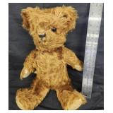 Vtg. Antique mohair Bear with glass eyes