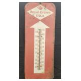 Vtg antique Royal Crown cola metal advertising