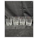 4 Waterford crystal universal wishes old fashion