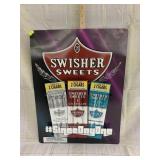 Metal Swisher Sweets Ad Sign 14.4" x 19.5ï¿½