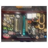 Lot of Costume Jewelry - display case not included