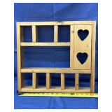 Wall Mounted Wooden Display Shelf 16.5" x 15ï¿½