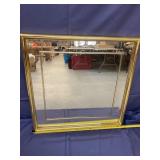 Gold Framed Mirror 26" x 26", & 12ï¿½x16ï¿½ mirror
