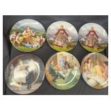 Edwin MKnowles China co. 6 PLATES