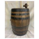 Vintage Oak Aging Barrel 14.5" tall