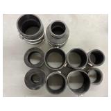 Flexible, pipe, couplings, reducers, and pipe p