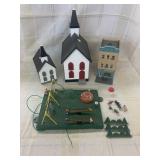 Model Train Buildings, Playground & Figures