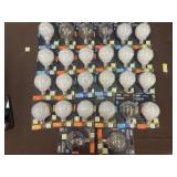 40 and 60 W replacement bulbs, LED daylight and
