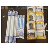 15 W and 17 W utility lights and 100 W Sylvania