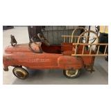 Vintage City Fire Department Peddle Fire Truck