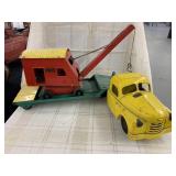Vintage Big Structo Semi Truck, Trailer & Steam