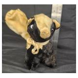 Vtg Antique Plush 1950 Skunk Toy Steiff?