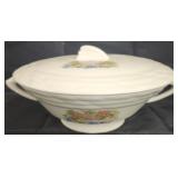 Vtg.covered serving dish USA