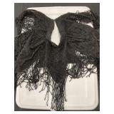 Vintage Beaded Victorian Mourning Cape/Mantle