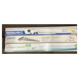 18 foot floor lamp, T8 retrofit strip by Howard