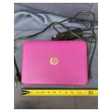11" HP Laptop w/cord Pink