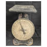 Antique Columbia family scale made by landers