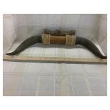 Vintage Mounted Steere Horns