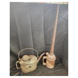Vtg Railway Engineer  long spout oil can/