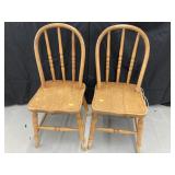 Pair of Vintage Child Size Chairs