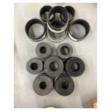 Various sized flexible, pipe hub doughnut