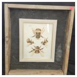 Bumblebee wall art on screen sifter