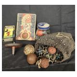 Vtg. Toys spinner/ cards/ jacks