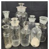 Vtg. Apothecary Jars
